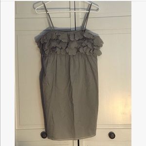 Cocktail dress with heart shaped ruffles